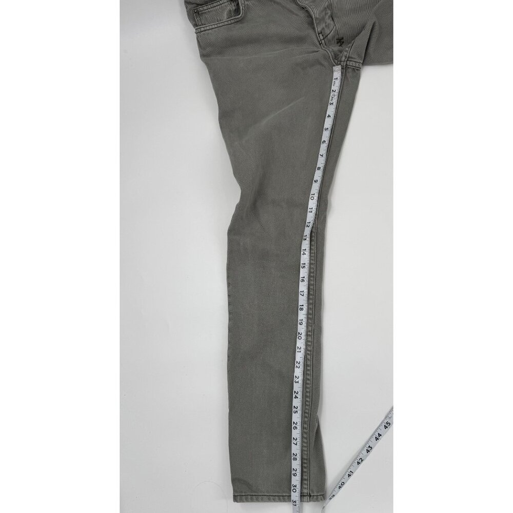 Ksubi Chitch Deep Forest Green Slim Fit Mens Jeans Cotton Blend Decorative Back - Picture 16 of 16